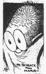 Illustration for article titled Was Mr. Skygack the First Alien Character in Comics?